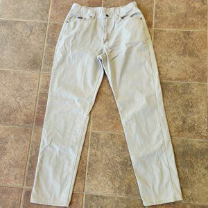 Vintage Lee Riders cream beige jeans Size 12L